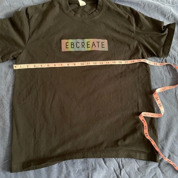 EBCREATE Men’s Black Tshirt XL - Picture 1 of 7